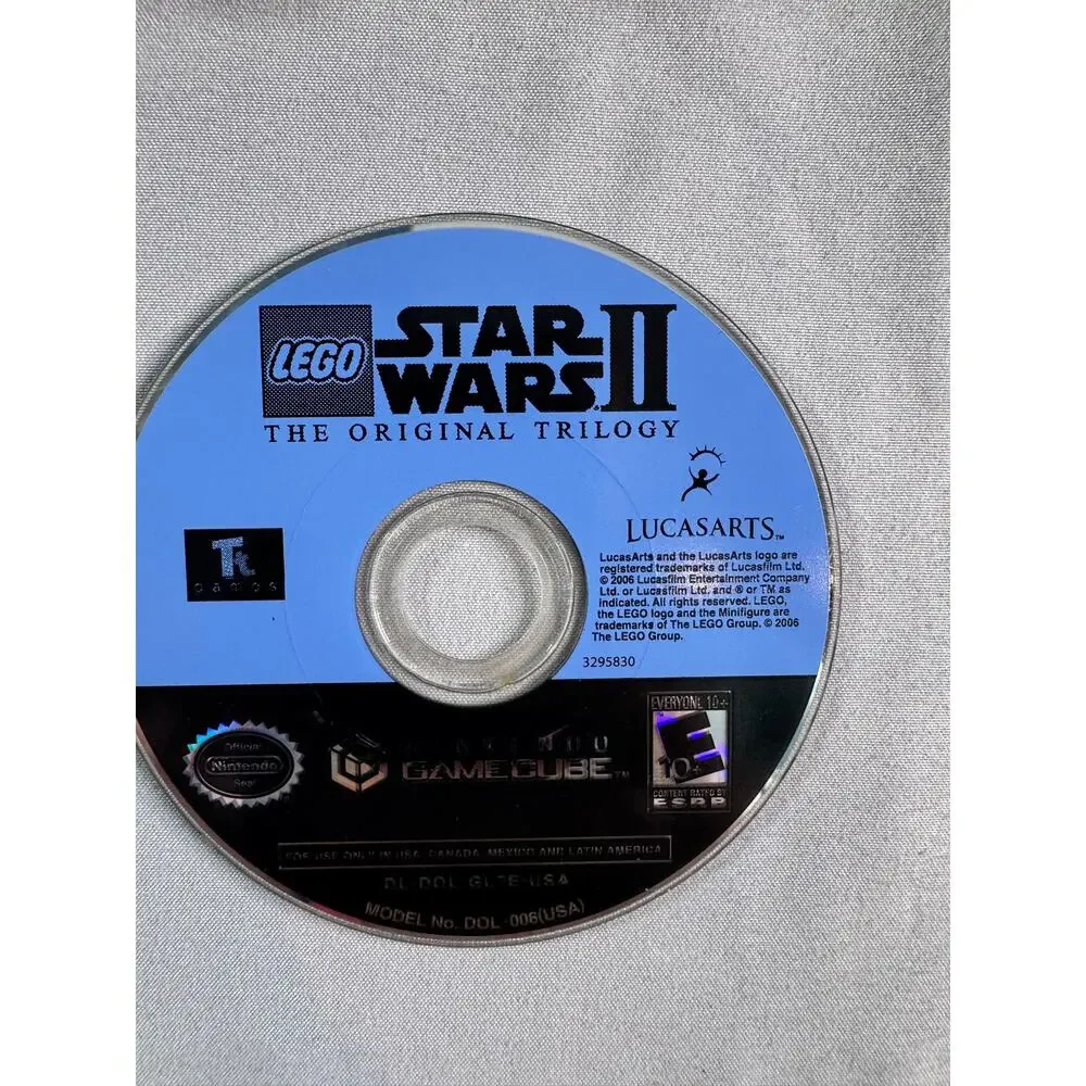LEGO Star Wars II The Original Trilogy Nintendo GameCube Game Disc & Case